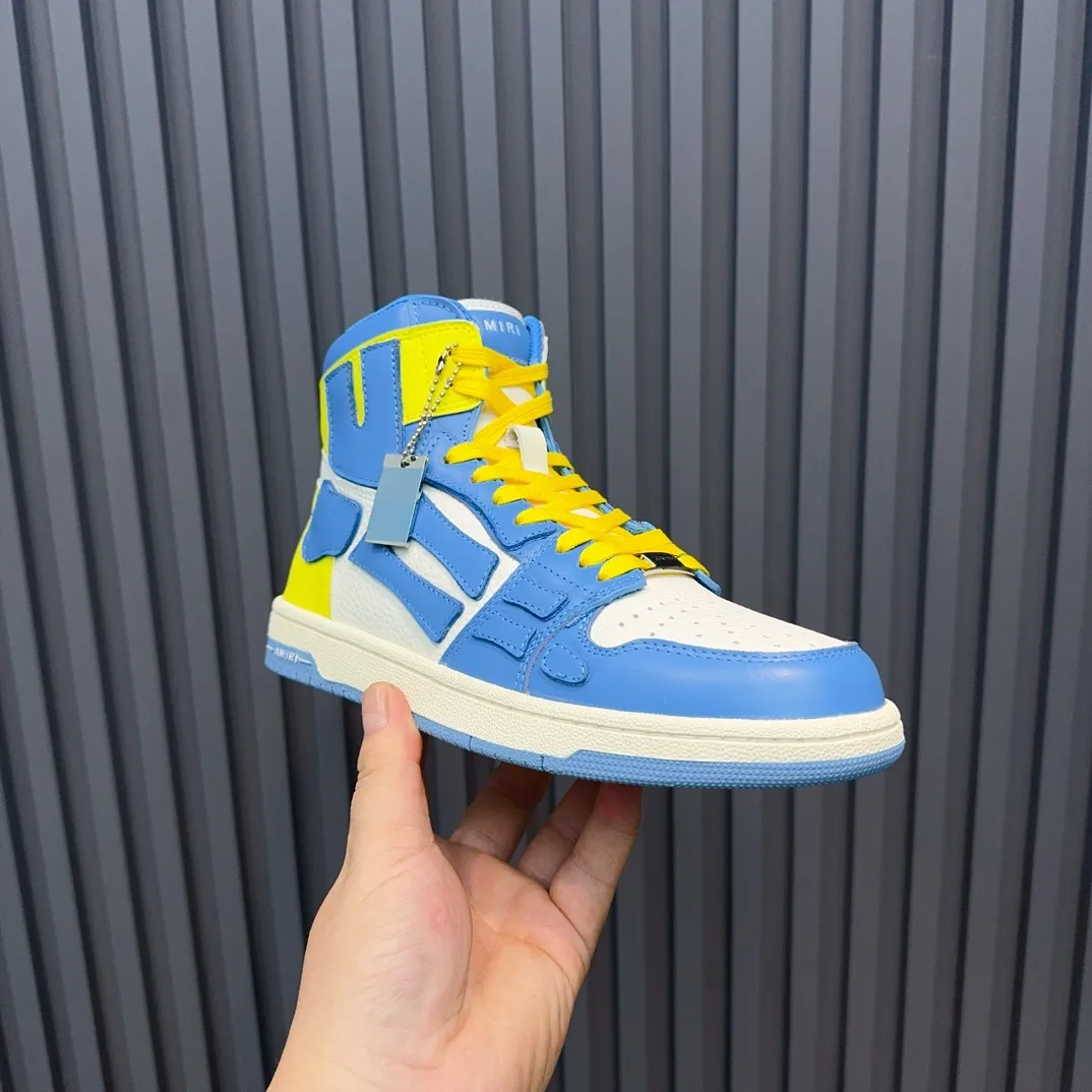 Men's shoes💰620💰 AMIRI AMIRI trendy brand hot sale🔥 Available all year round✅Couples💑 Official website synchronization Imported fabrics 1⃣️ratio 1⃣️Re-engraved, original factory special original sole, 35-45 (38.45. Non-refundable)